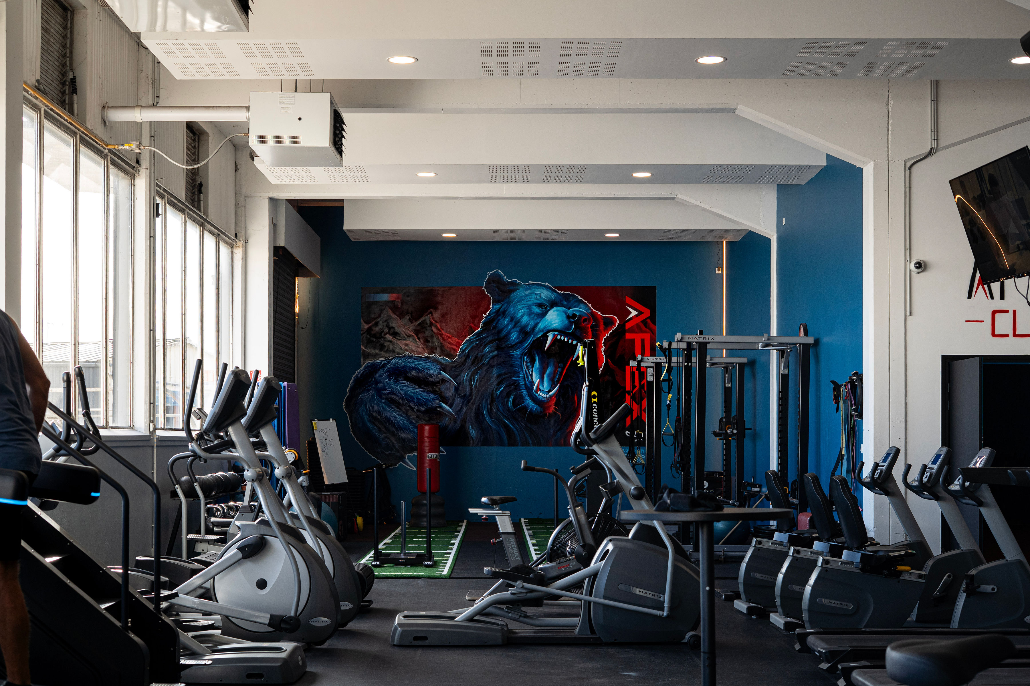 Vue générale des espaces d'entraînement APEX CLUB Saint-Quentin